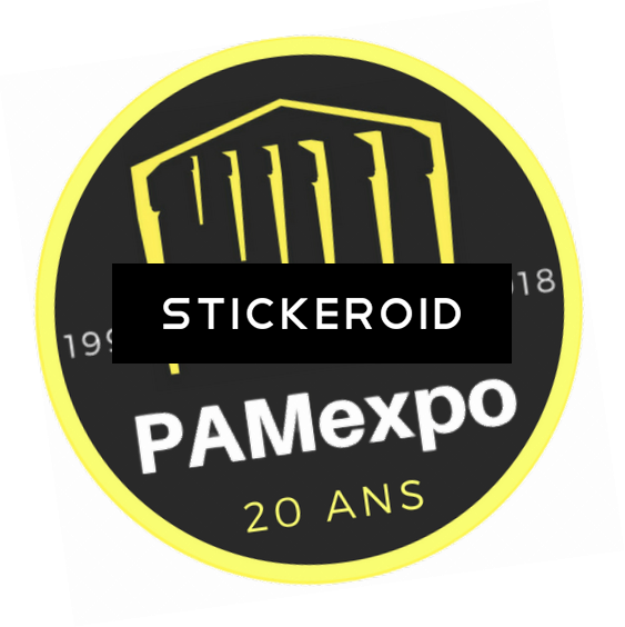Pamexpo Logo Years (563x564), Png Download