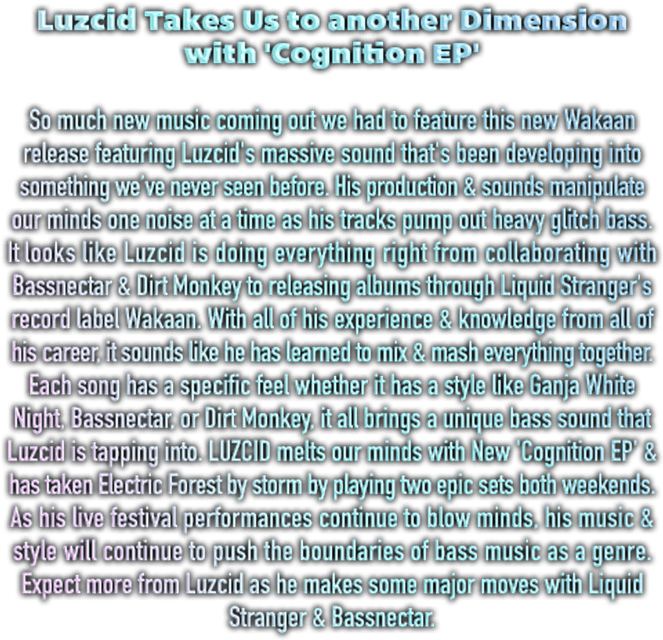 Luzcid Melts Our Minds With New 'cognition Ep' [wakaan (999x999), Png Download
