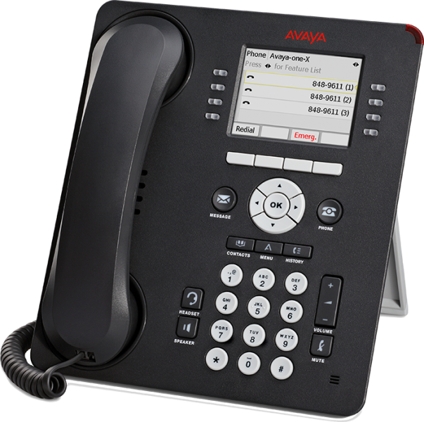 Avaya 9611g Handset (603x600), Png Download
