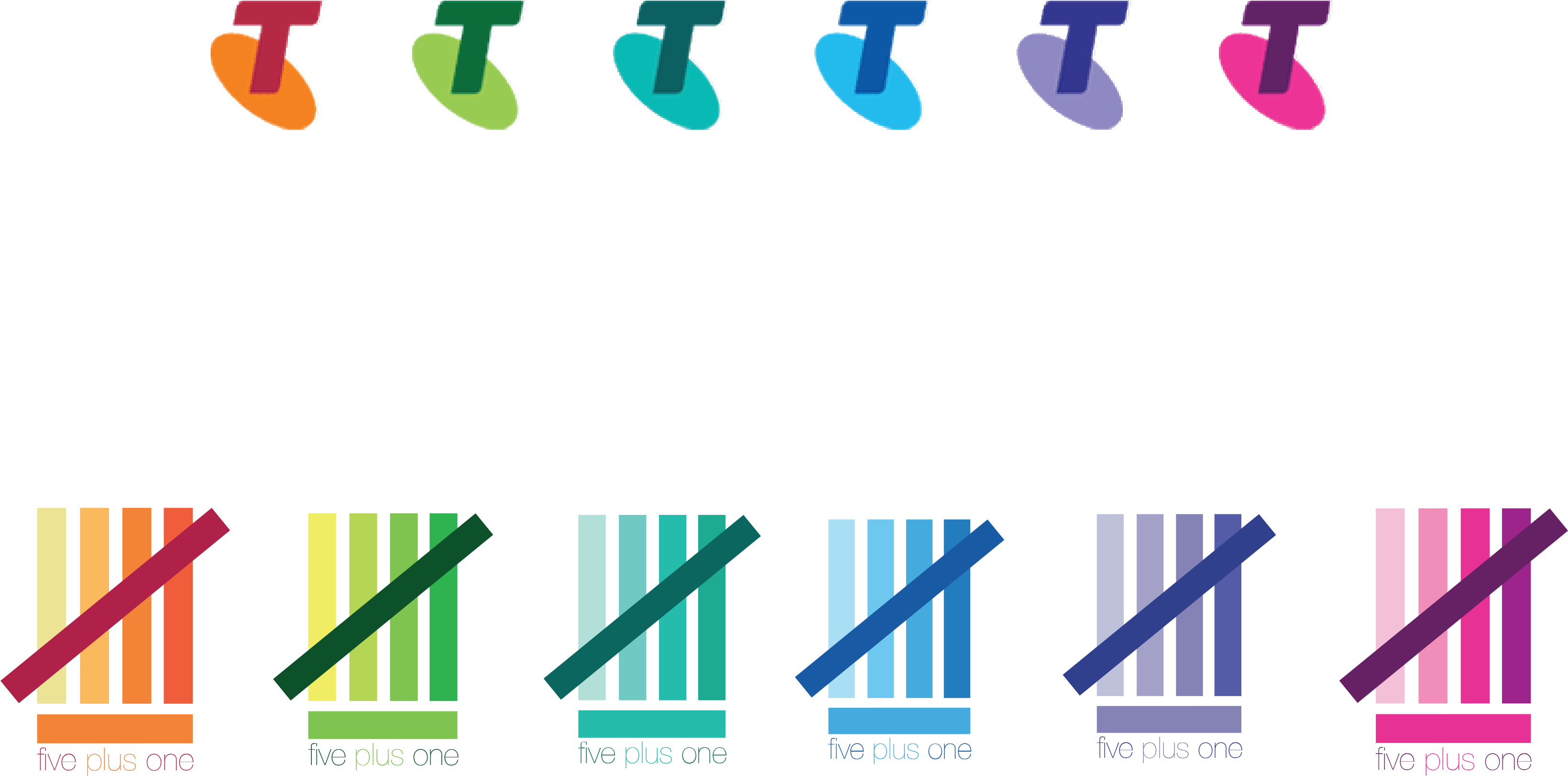 Telstra And 5 1 Logo (3278x2100), Png Download