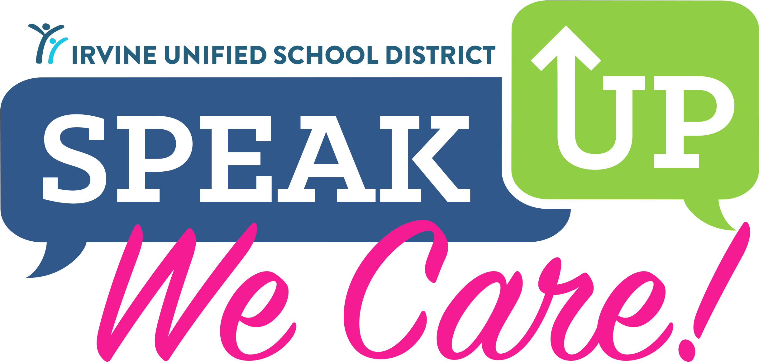 Speak Up We Care Logo (2500x1203), Png Download