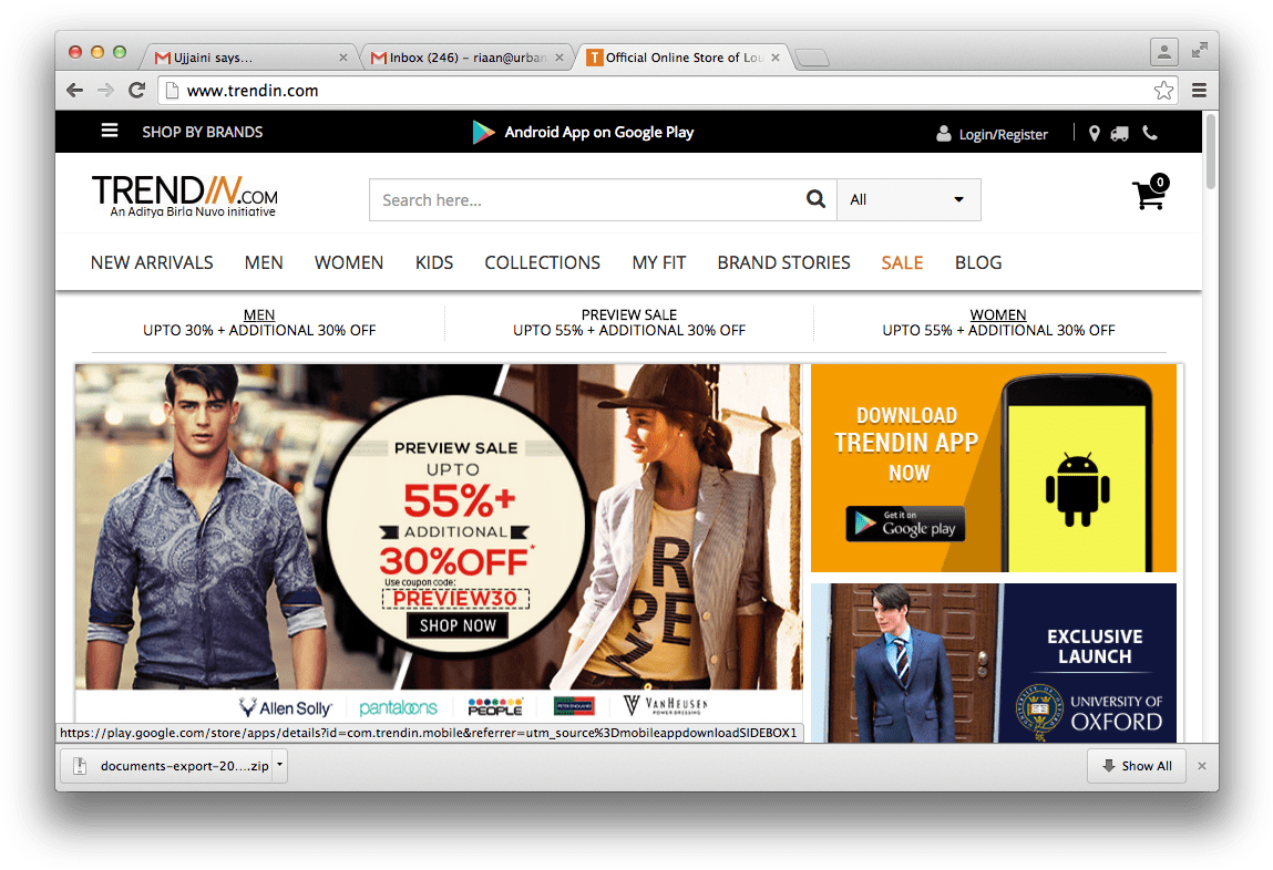 The Home Page Of Trendin (1164x801), Png Download