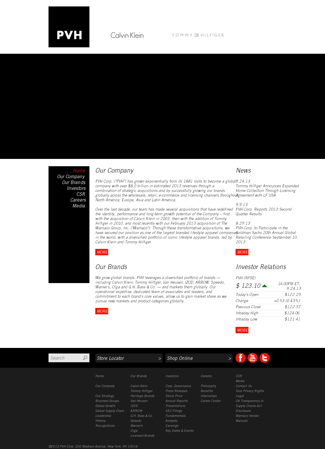 Q3fy16 Revenue Up 3% In Constant Currency At Pvh Corp (1112x1537), Png Download