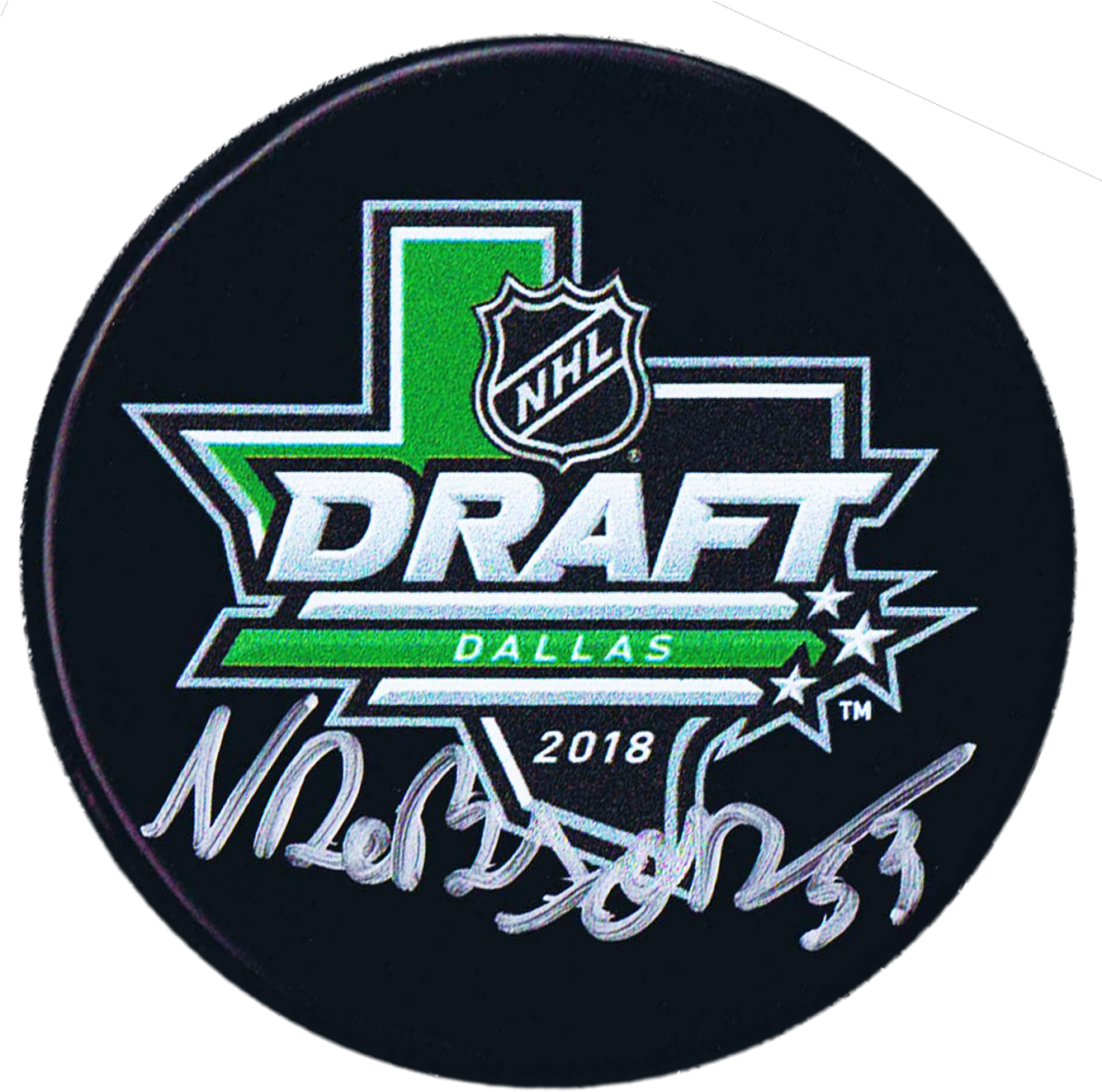 Noah Dobson New York Islanders Autographed 2018 Nhl (600x614), Png Download