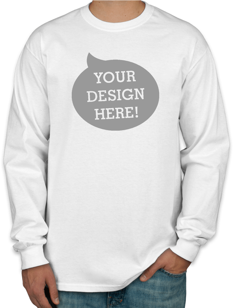 Design Online Cheap Custom Printed Gildan Ultra Cotton (1000x1000), Png Download