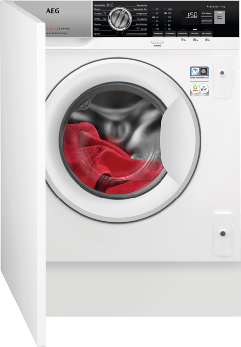 Aeg L61470bi Built-in Washing Machine, Energy Efficiency (700x700), Png Download