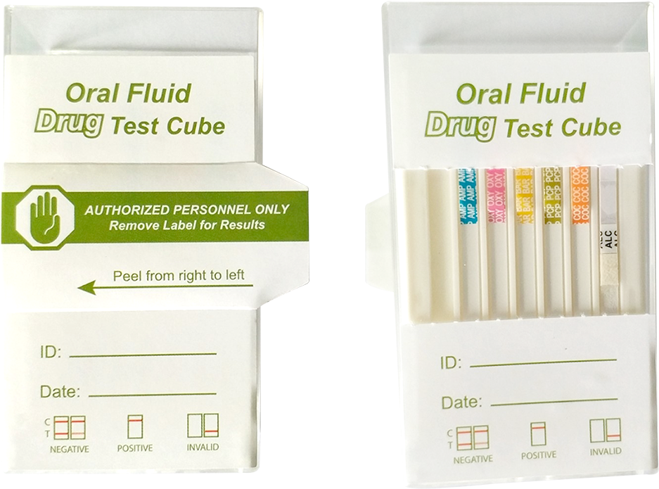 Ce Approved Oral Fluid Drug Test Cube Saliva Drug Test (1000x1000), Png Download