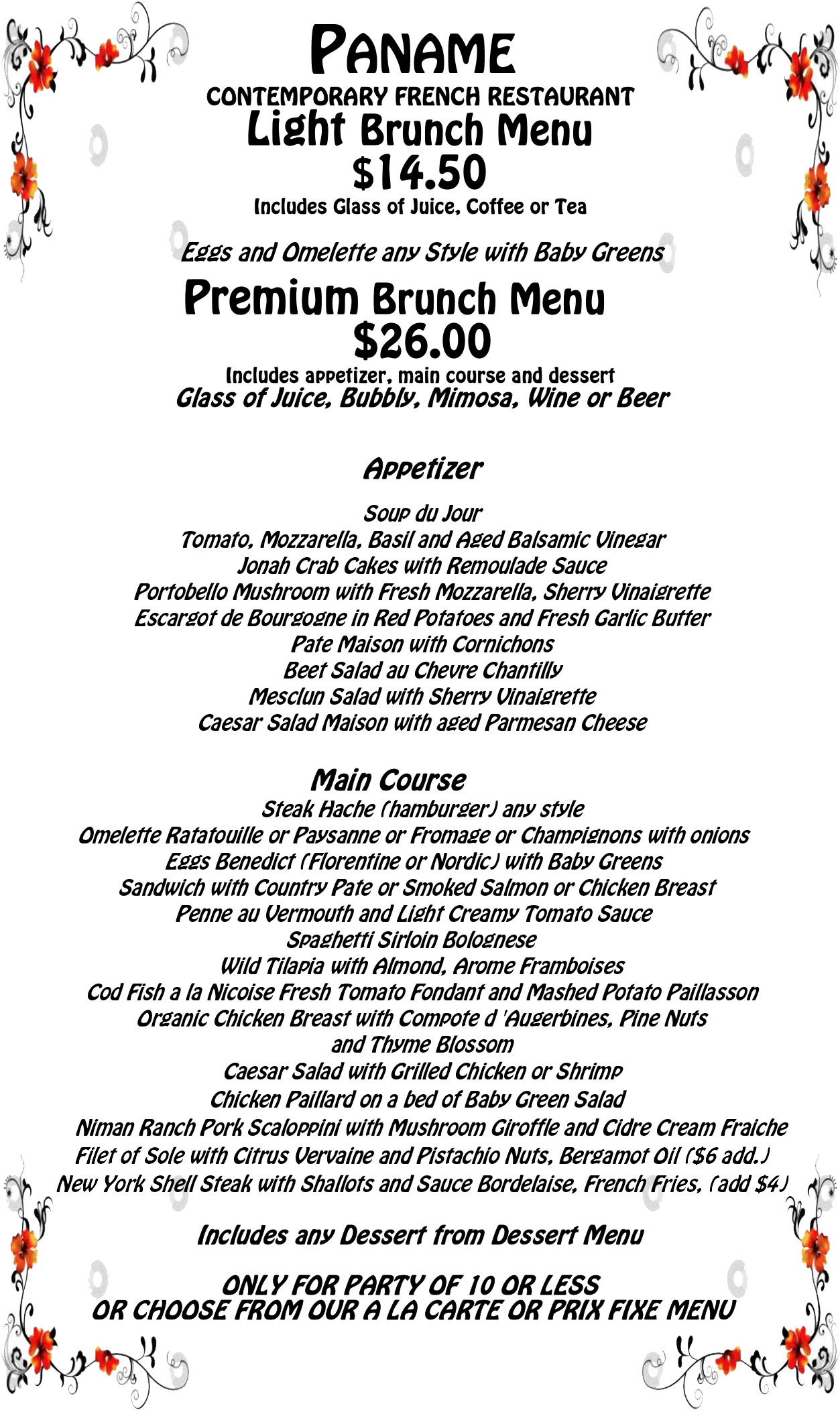 Dinner Menu (1280x2125), Png Download