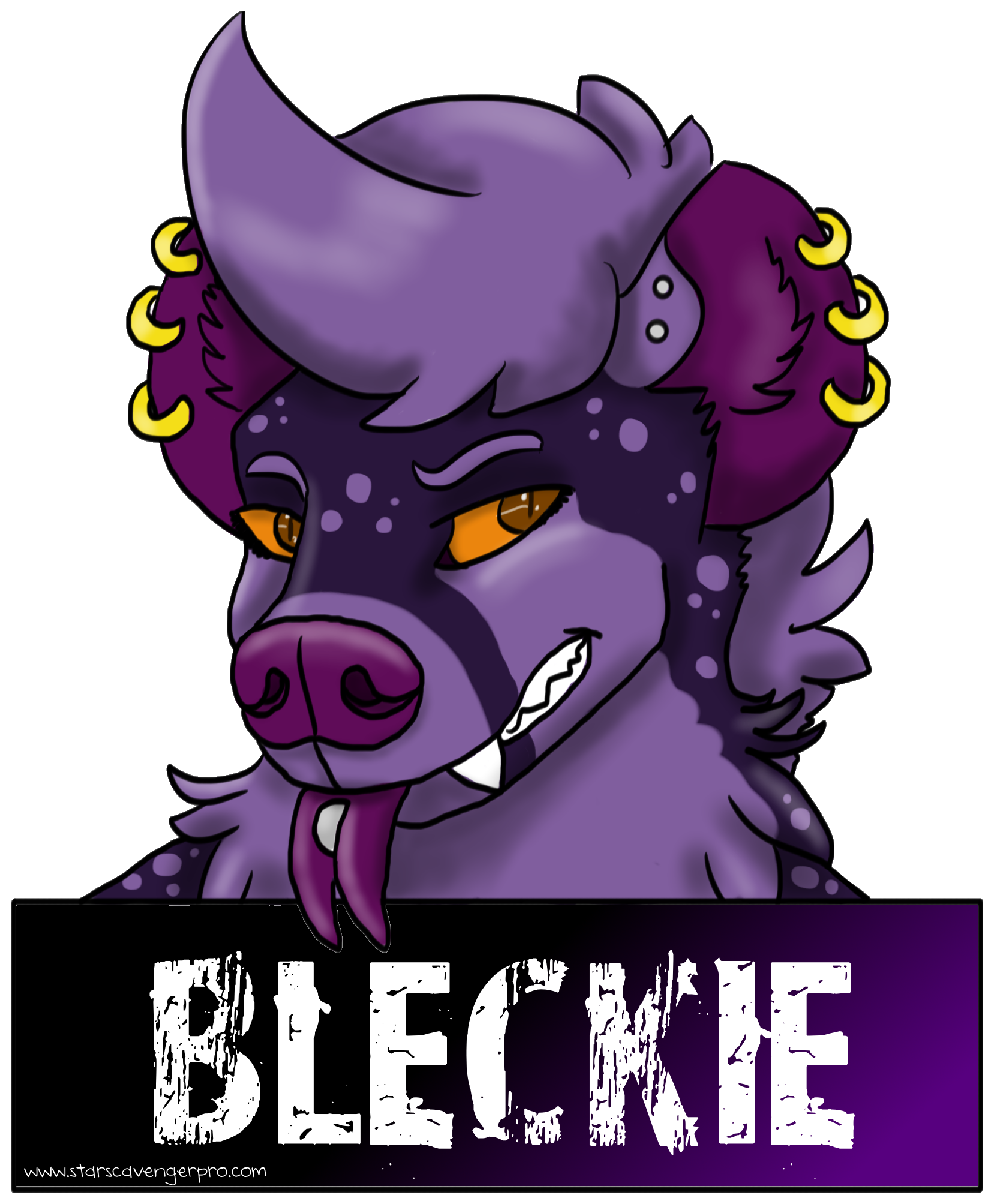 Bleckie Conbadge (2000x2500), Png Download