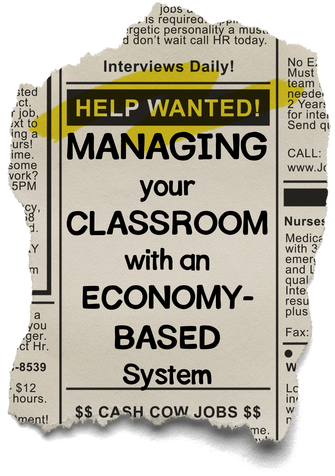 Managing Your Classroom With An Economy-based System (1125x1601), Png Download