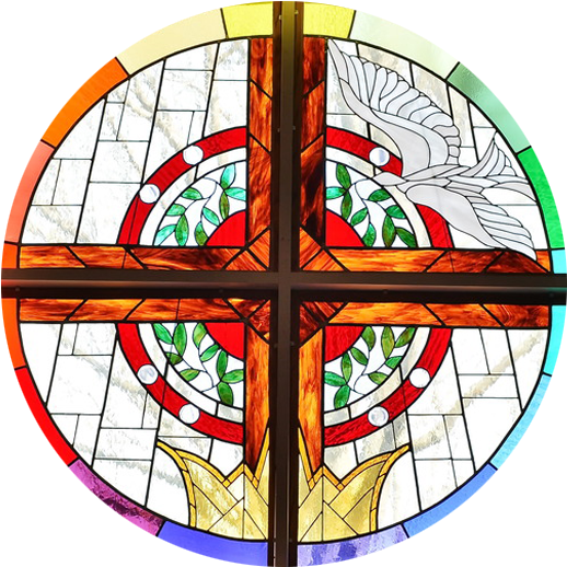 Stained Glass (605x600), Png Download