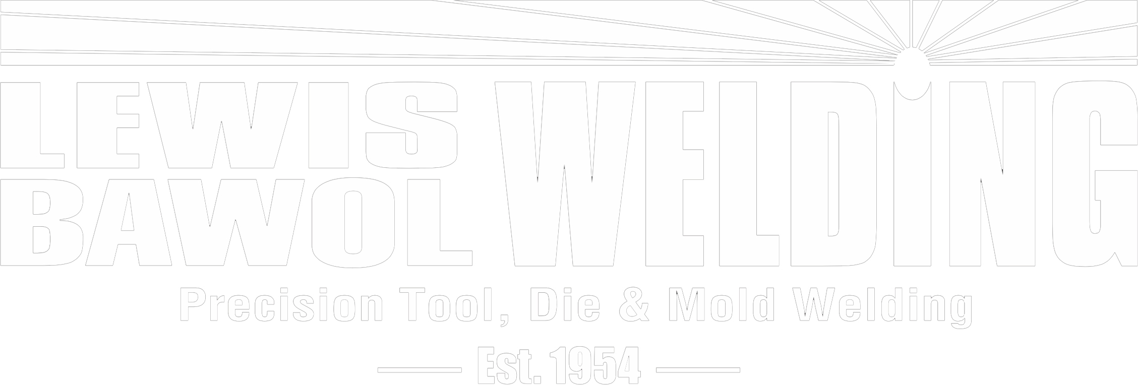 Specialized In Precision Laser Micro Tig Welding Lewis - Lewis-bawol Welding (2257x764), Png Download
