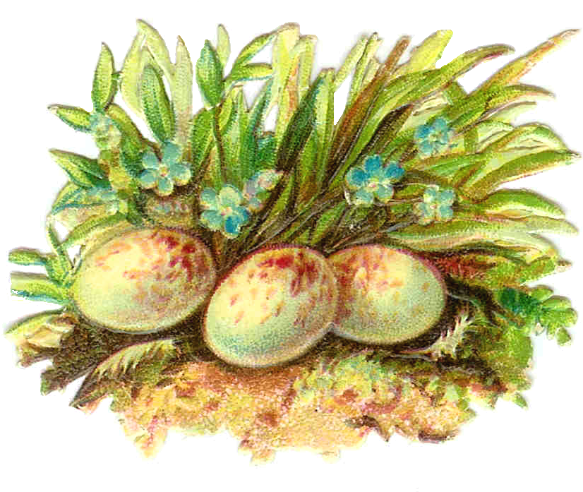 Easter Will Soon Be Here - Vintage Easter Eggs Clipart (1190x1151), Png Download