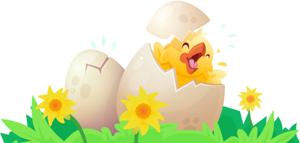 Cbeebies Spring Egg Hatching - Spring Pictures Png (640x360), Png Download