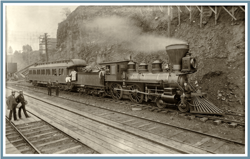 Trains, Railroads & Streetcars - Historical Trains (700x318), Png Download