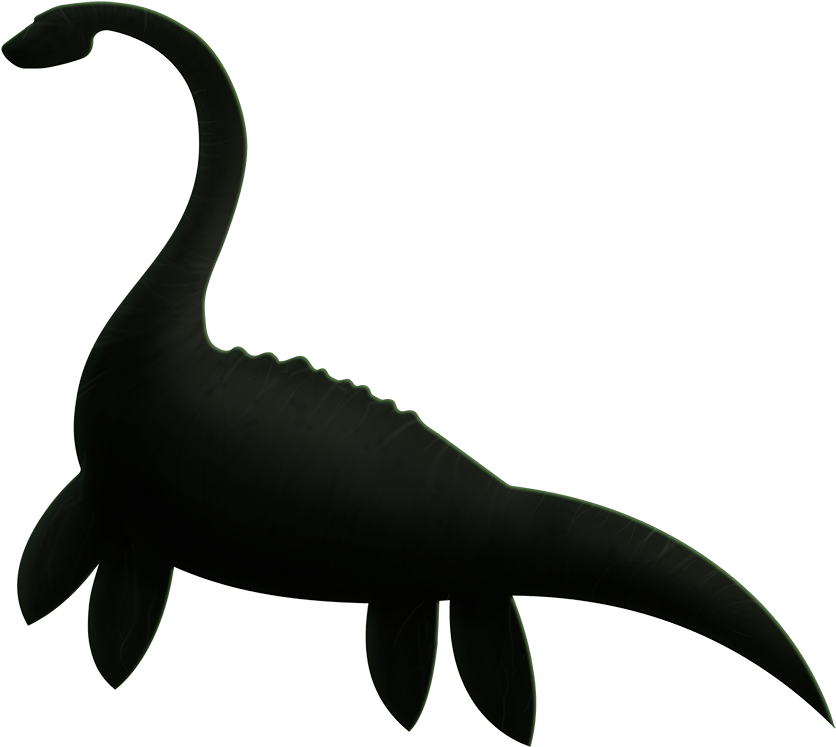 Clipart Library Loch Ness Monster Clipart - Loch Ness Monster Silhouette (1000x887), Png Download