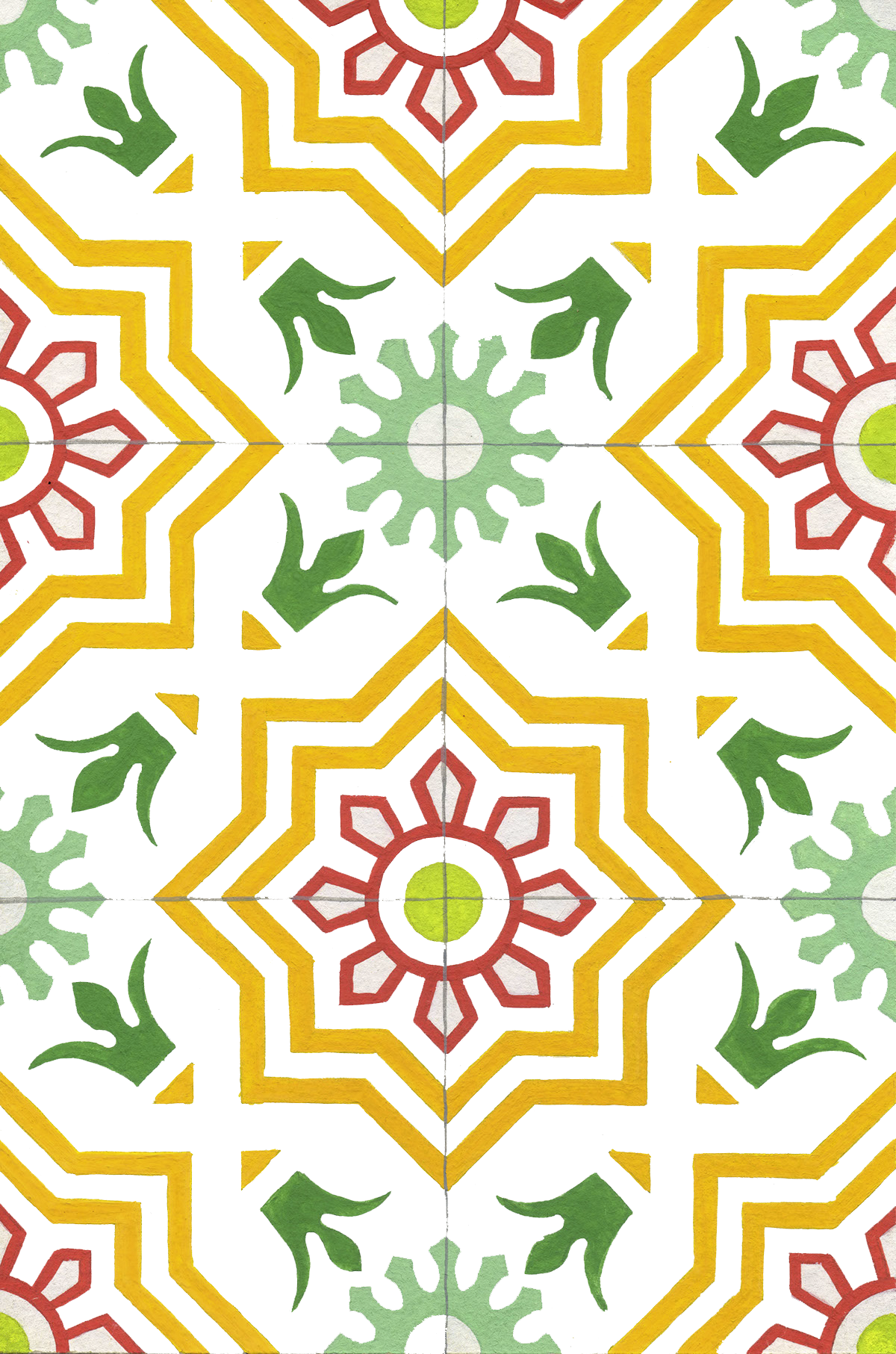 Mosaic Vector Watercolor - Clip Art (1200x1813), Png Download