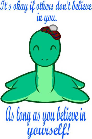 The Loch Ness Monster Is A Motivational Speaker - Loch Ness Monster (400x600), Png Download