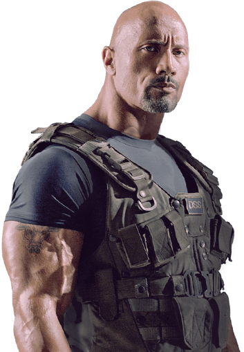 Download - Mr Hobbs Fast And Furious (353x509), Png Download