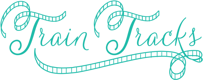 Train Tracks - Calligraphy (748x392), Png Download