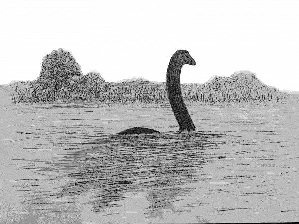 Loch Ness Monster (600x450), Png Download