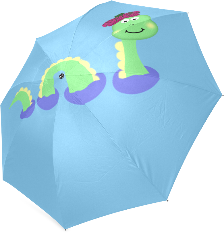 Loch Ness Monster - Umbrella (1000x1000), Png Download