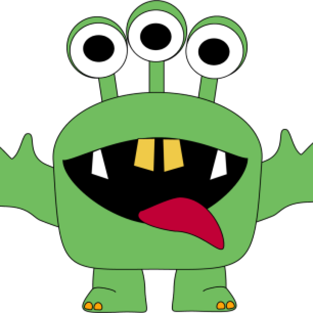 Vector Transparent Download Free Monster Clipart - Green Monster Clipart (1024x1024), Png Download