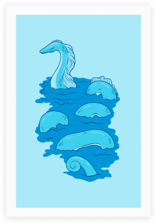Loch Ness Lagoon - Loch Ness (484x484), Png Download