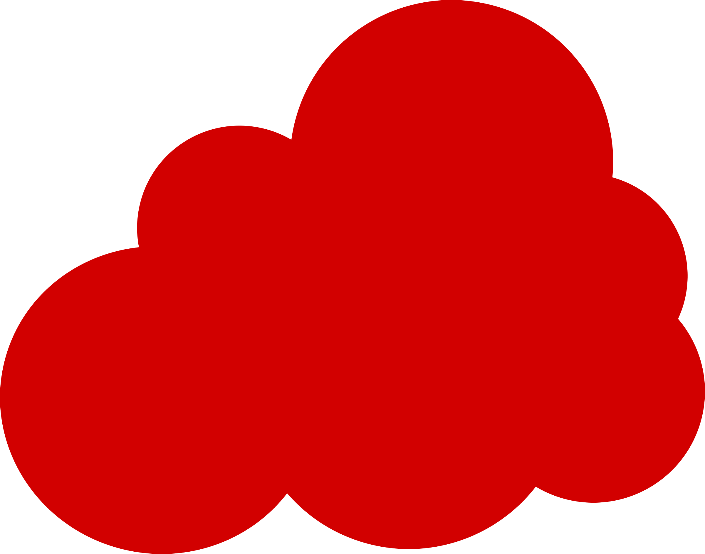 This Free Icons Png Design Of Red Cloud (2400x1889), Png Download
