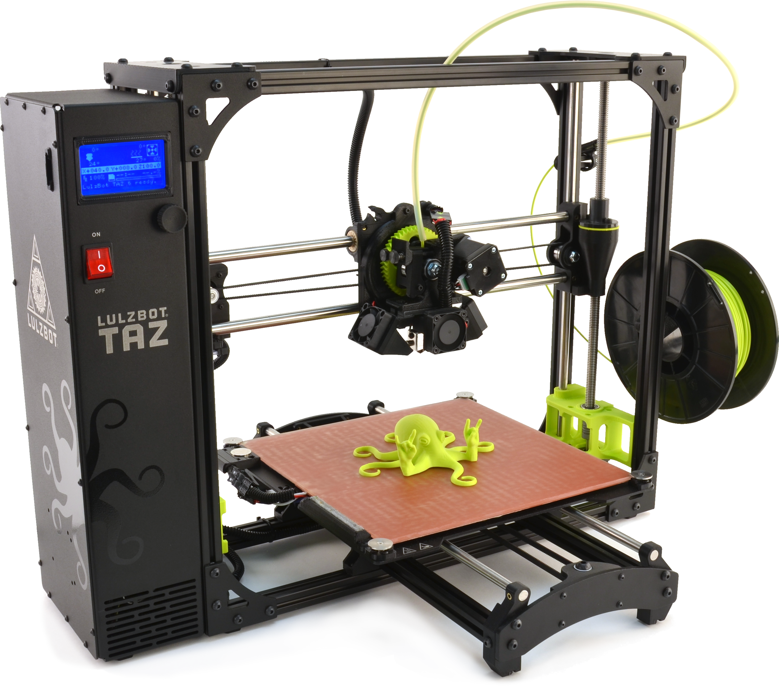 Lulzbot Taz 6 3d Printer (2500x2203), Png Download