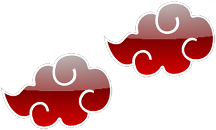 Naruto Akatsuki Cloud Icon By Chaospr On Deviantart - Naruto Cloud Png (900x540), Png Download