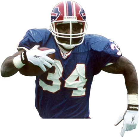 With The Buffalo Bills, And He Is Well Known As Part - Thurman Thomas Bills (480x477), Png Download