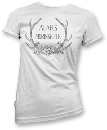 Antlers T-shirt - Women's - T Shirt (600x600), Png Download