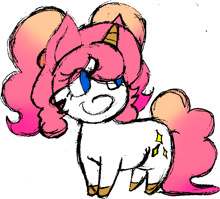 My Little Sparkles - Cartoon (745x697), Png Download