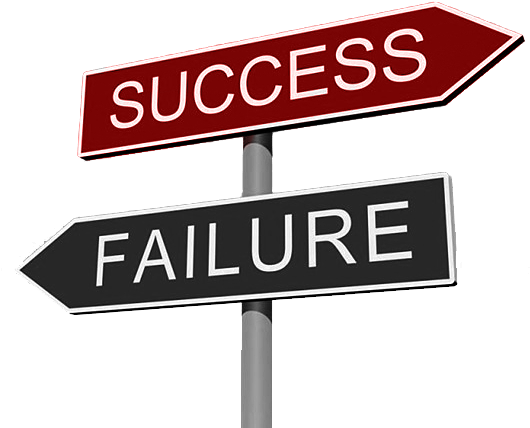 Download What's The Difference Between Success Or Failure ? PNG Image with  No Background 