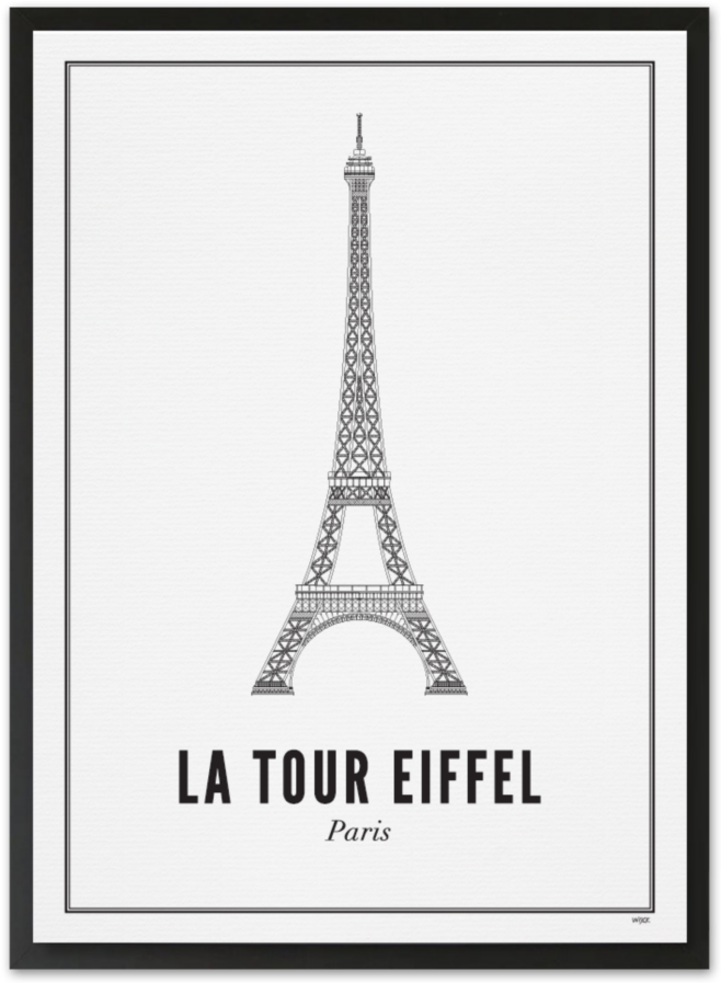 Eiffeltoren Lijst - Wijck. Parijs Eiffeltoren Print (1024x1024), Png Download