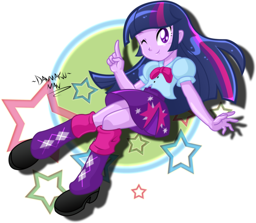 Little Sparkles By Danmakuman - Equestria Girl Twilight Sparkle (969x825), Png Download