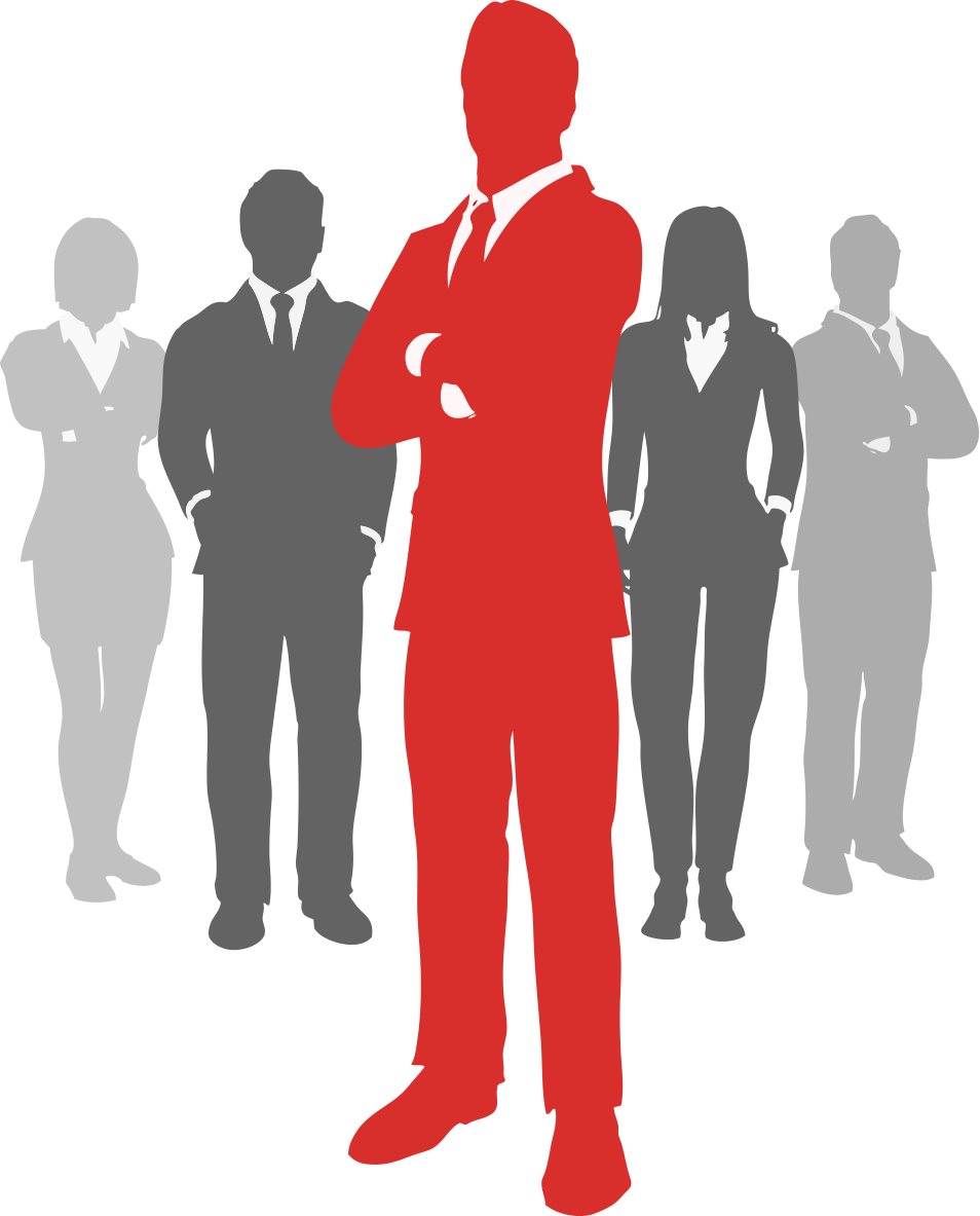 Lillyworks Offers A Complete Range Of Services Both - Leadership Silhouette Png (954x1183), Png Download