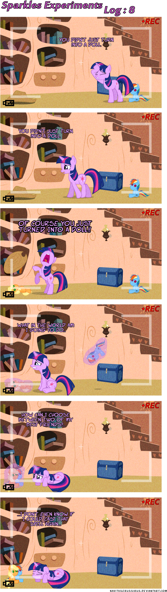 Sparkles Experiments Log - My Little Pony: Friendship Is Magic (720x2440), Png Download
