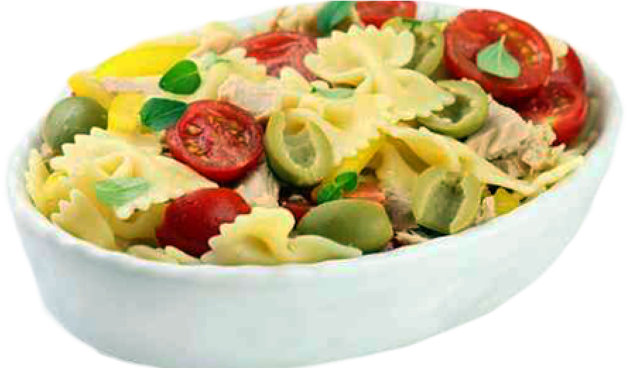 Macaroni Clipart Macaroni Salad - Pasta Salad Png (1200x520), Png Download