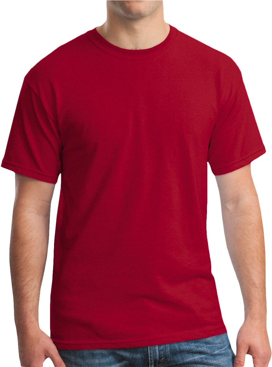 gildan red t shirt