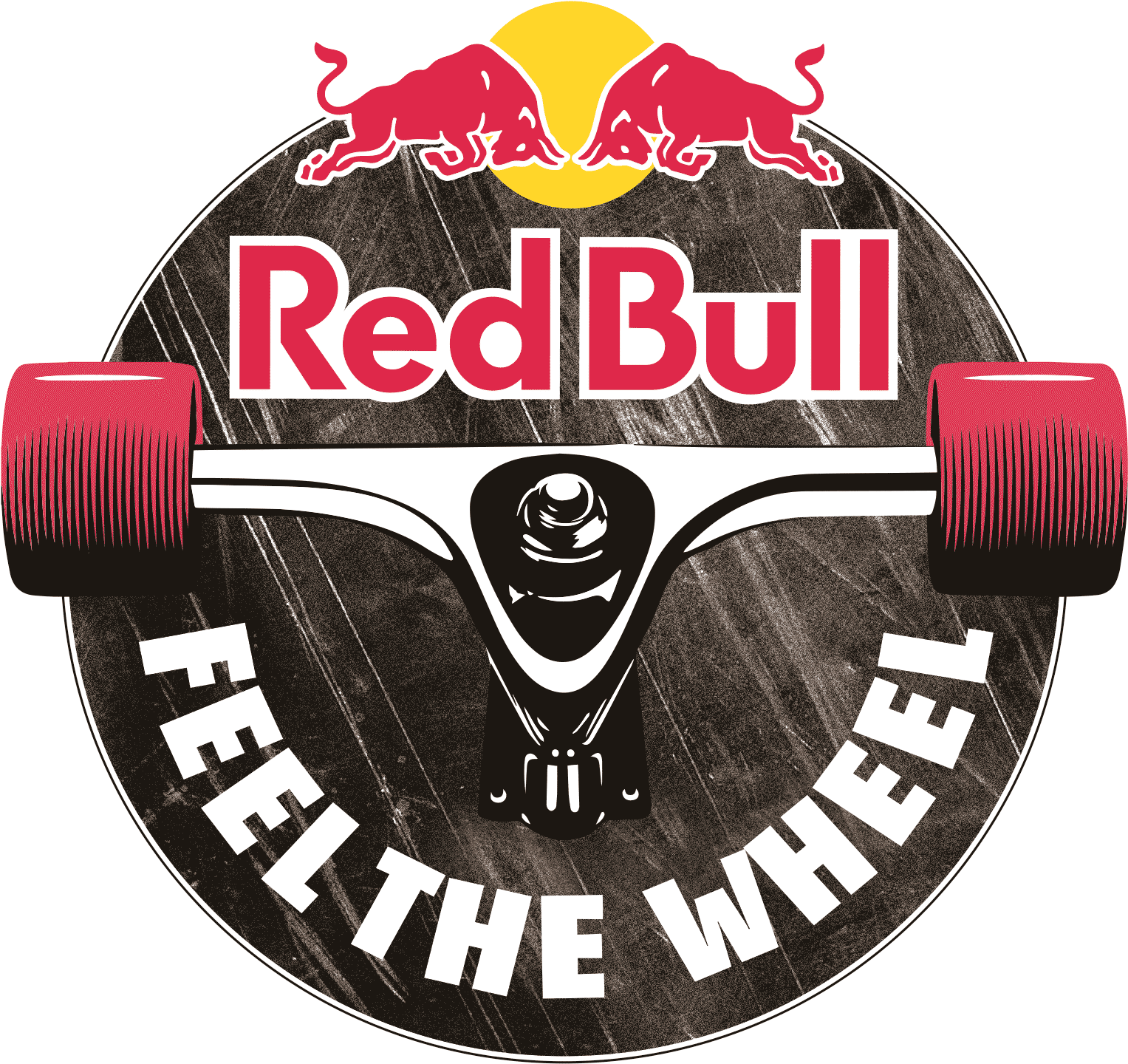 Red Bull Feel The Wheel - Red Bull Feel The Wheel Logo (1673x1635), Png Download
