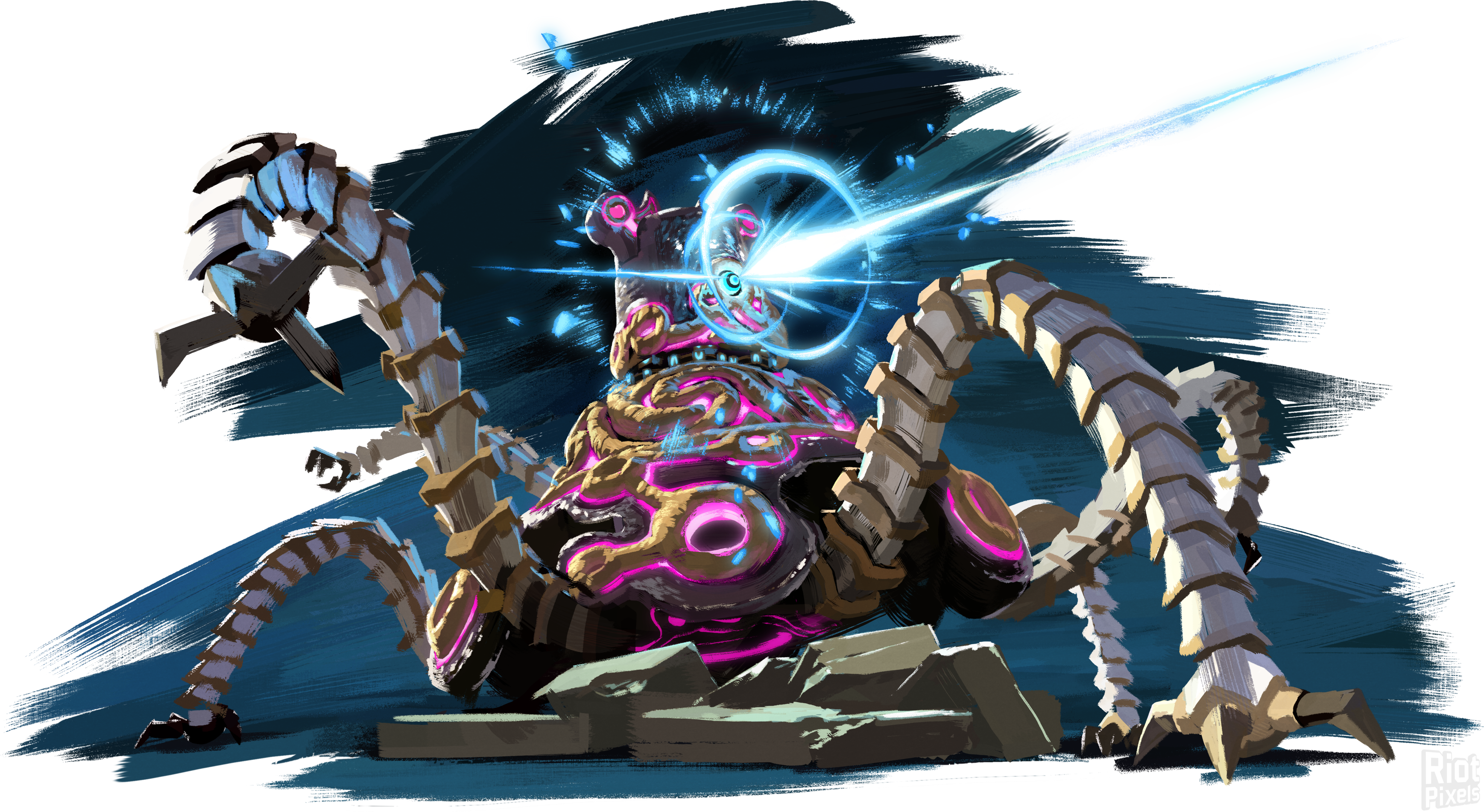 15 June - Legend Of Zelda Breath Of The Wild Calamity Ganon (3945x2160), Png Download
