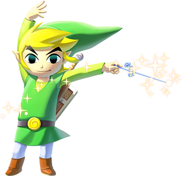 The Legend Of Zelda - Legend Of Zelda The Wind Waker Hd Link (360x490), Png Download