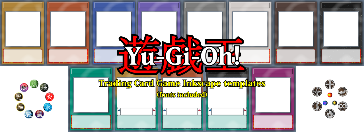 Yu Gi Oh Tcg Card Templates - Yu-gi-oh! Trading Card Game (1279x466), Png Download