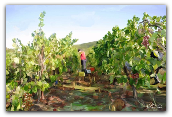 Canvas, Poster, Frame, Brush Effect, Art Paintings - Painting (600x400), Png Download