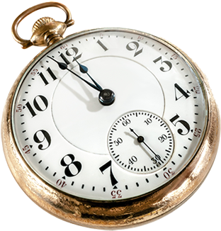 Free Pocket Watch Png - Pocket Watch Stock (600x331), Png Download