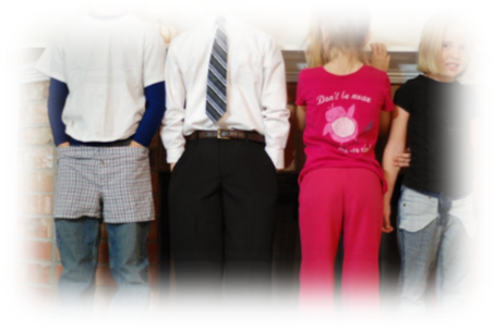 Wear Clothes Backwards (454x304), Png Download