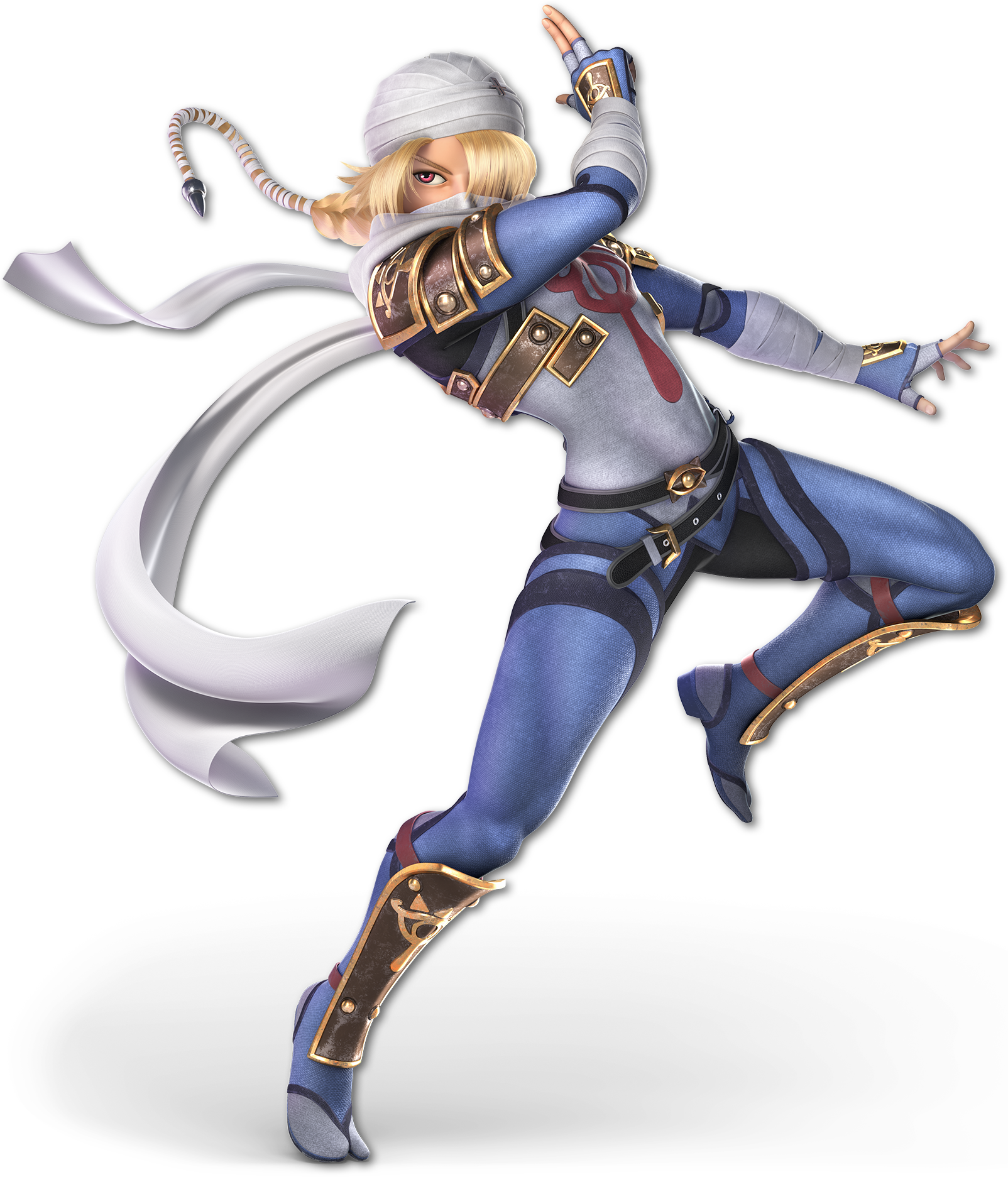 /the Legend Of Zelda - Super Smash Bros Ultimate Sheik (1604x1873), Png Download