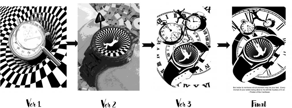 Another Silhouette Can Be Seen Falling Into This Hole - Fantasy Or Reality? How To Replace The Black Hole Of (1024x413), Png Download